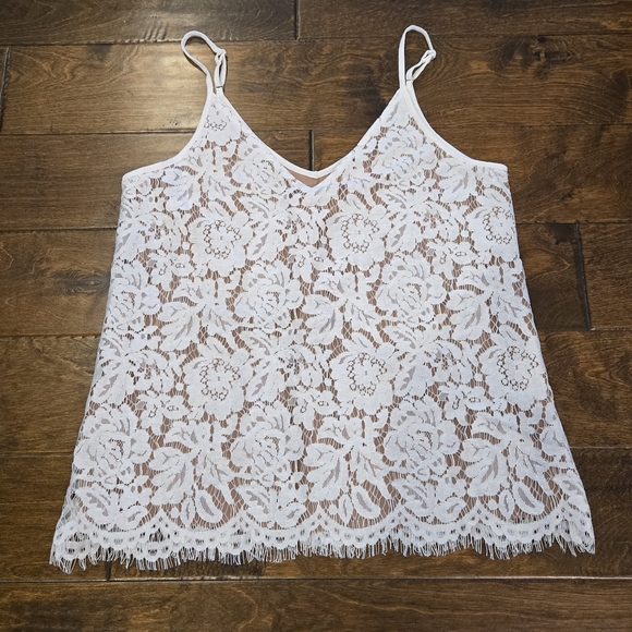 NWOT Space 46 Tank Size L Lace - Picture 1 of 8